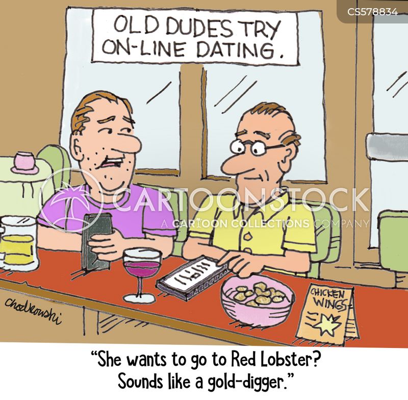 Two older guys in a bar. One is looking at a phone and warning the other that his girl sounds like a gold-digger because she wants to go to the Red Lobster.