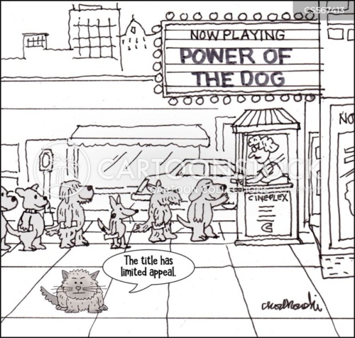 A disgruntled cat says Oscar nominated "Power of the Dog" has limited appeal."